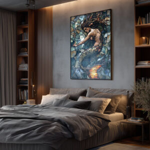Sirenthread - Mermaid - Print on Canvas - Made in Australia